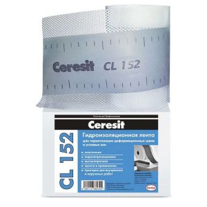 Гидроизолирующая лента Ceresit CL 152, 10м