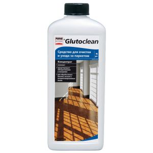 Средство для очистки и ухода за паркетом, Glutoclean, 1л