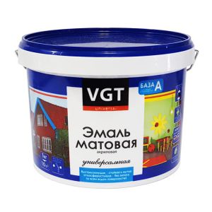 Эмаль универсальная матовая ВГТ, 3кг
