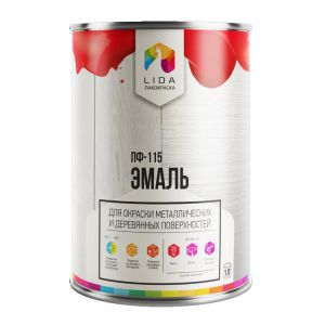 Эмаль ПФ-115 LIDA первый сорт, 1л