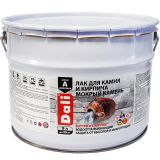 Лак для камня и кирпича Dali мокрый камень, 9л