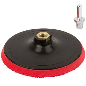 Шлифтарелка с липучкой 150мм 6мм/М14