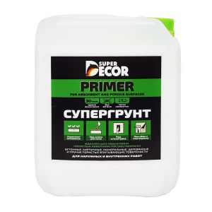 Грунтовка Super Decor Супергрунт-70 + Антисепт, 5кг
