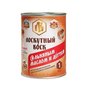 Лоскутный воск с льняным маслом и дегтем, 1л.