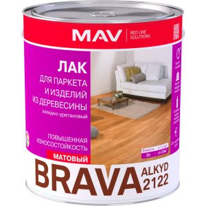 Лак Brava Alkyd 2122, 3л