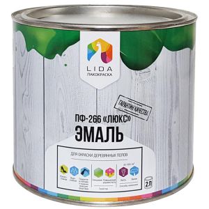 Эмаль ПФ-266 для пола LIDA, 2л