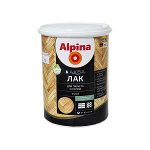 Alpina АКВА Лак для паркета и полов, 0.9л
