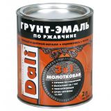 Грунт-эмаль по ржавчине молотковая 3в1 Dali, 2л
