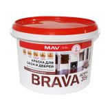 Краска Brava Acryl 35y для окон и дверей, 3л