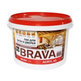 Лак Brava Acryl 43 для окон и дверей, 3л