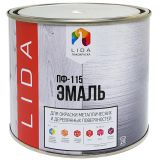 Эмаль ПФ-115 LIDA, 2л