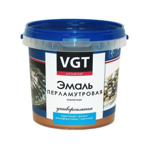 Эмаль универсальная Перламутровая VGT, 1кг