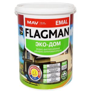 Краска Flagman emal ЭКО - ДОМ, 3л