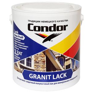 Лак для камня Кондор Granit Lack, 2.3кг